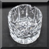 G16. Pressed glass ashtray. 6”  